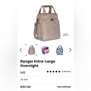 Ranger Extra Large Overnight Bag- NWOT